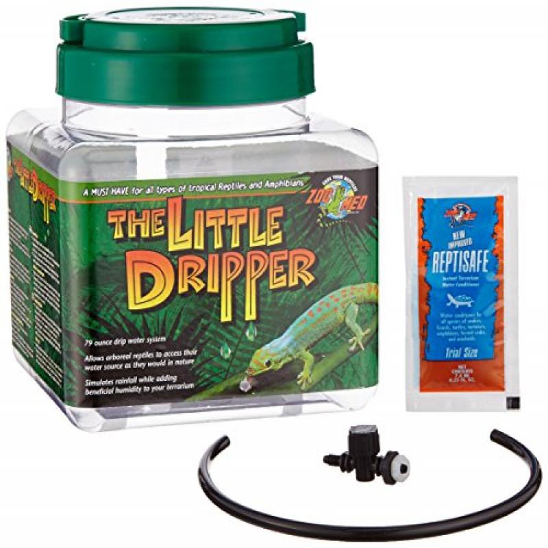 Zoomed Little Dripper - a humidifier and water dispenser for chameleons.